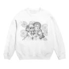 オペラのレモンの妖精（線画） Crew Neck Sweatshirt