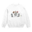 月ノ子の森に恋してのムラナギ／ヌガーポップ Crew Neck Sweatshirt