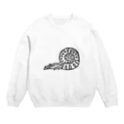 はんこや　のののアンモナイト Crew Neck Sweatshirt