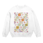 もじょもじょのkangfu cat 2 Crew Neck Sweatshirt