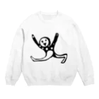  by fujiHiro by ５５５のこれ見て饅頭食え Crew Neck Sweatshirt