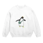 モユズのお散歩ペンギン Crew Neck Sweatshirt