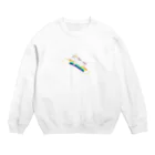 Naokunの『ユニコーンはどこにいるの？』 Crew Neck Sweatshirt