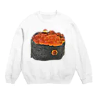 脂身通信Ｚのお寿司_握り寿司_いくら軍艦巻き Crew Neck Sweatshirt