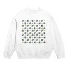 ゆるいイラストのアイテム - イラストレーターハセガワのサイと草 Crew Neck Sweatshirt