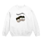 moromi_mukuの俵おにぎり×3 Crew Neck Sweatshirt