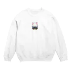 2216studioの福助フレブルちゃん。 Crew Neck Sweatshirt