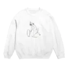 ＰＵＧＬＡＮＤのパグの輪回し～フォーン Crew Neck Sweatshirt