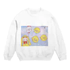 しろうさぎの2017 あけおめ Crew Neck Sweatshirt