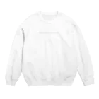 獺の世界が闇に飲まれる前に、私はストロングゼロを飲む　 Crew Neck Sweatshirt