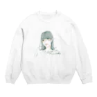 minako.の＊グリーン＊ Crew Neck Sweatshirt