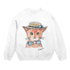 CUROGNACの100nyans094.sakuracat Crew Neck Sweatshirt