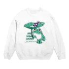 イラスト MONYAAT のオレサマガエル Crew Neck Sweatshirt