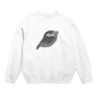 tomo0530tomo0803の文鳥のめるめ～る Crew Neck Sweatshirt