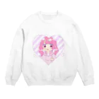 可愛いショップのゆめかわ少女 Crew Neck Sweatshirt