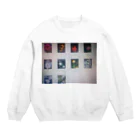 ドンピシヤの好きなフラワー1 Crew Neck Sweatshirt