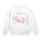 まゆもち店の恋ダンス Crew Neck Sweatshirt