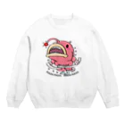 イラスト MONYAAT のCT114 海の底のあんこ姫*まだまだいける Crew Neck Sweatshirt