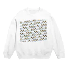 甘漏り屋のあんよがじょーずペンギンず・いっぱい Crew Neck Sweatshirt