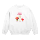 レトロサウナの毒キノコ Crew Neck Sweatshirt