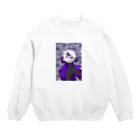 甲羅さんのお店の未練ゴースト霞ちゃん Crew Neck Sweatshirt