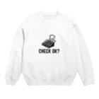 ZAZY official shopのクリップチェックOK？ Crew Neck Sweatshirt