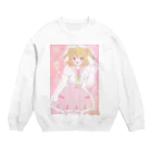 かわいいもののおみせ　いそぎんちゃくの桜ちゃん Crew Neck Sweatshirt