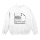 server.infのserver.inf Crew Neck Sweatshirt