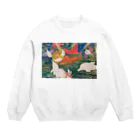 アンジュアートショップの皆んな天使 Crew Neck Sweatshirt