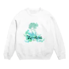 Ra-MareのRISOU-Aqua- Crew Neck Sweatshirt