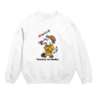 momokarubiのNo.3 旅人かるび 犬 Crew Neck Sweatshirt