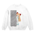 しらかわののぞき見アリス Crew Neck Sweatshirt