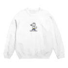 momokarubiのNo.4 親父かるび 犬 Crew Neck Sweatshirt