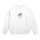 ankoromochiのキャバリア(ごはんちょうだいver) Crew Neck Sweatshirt