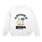 タバタ画房の赤柴親子のいる生活　レトロ Crew Neck Sweatshirt