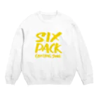 グラフィンのSIXPACK COMING SOON シックスパックはもうすぐ Crew Neck Sweatshirt