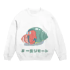 わわのお店のヤドカリモート Crew Neck Sweatshirt