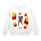 Happiness.is.MameのFries Mame ポテト Crew Neck Sweatshirt