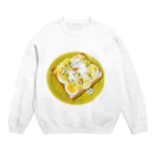 ポテトサラダ同好会の卵トーストの夢 Crew Neck Sweatshirt