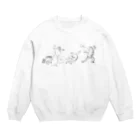 RED-SKYの鳥獣戯画 Crew Neck Sweatshirt