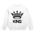 QUEENのQUEEN【KINGバージョン】 オリジナルグッズ Crew Neck Sweatshirt