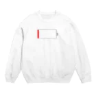 mofulicoのLow battery Crew Neck Sweatshirt