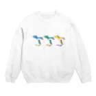 ゆるん屋。のドンキホーテペンギンくん Crew Neck Sweatshirt