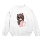 SCNK_Rのくろねこちゃん Crew Neck Sweatshirt