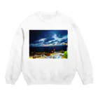 ppmの滑走路、夜景 Crew Neck Sweatshirt