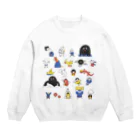 ハッピーキッズTシャツの妖怪プリント Crew Neck Sweatshirt