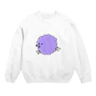 Misato Ugai illustration shopのInuuu - fluffy dog Crew Neck Sweatshirt