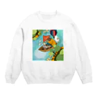 池田蔵人の僕等の小舟 Crew Neck Sweatshirt