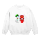 みなみん＆あしがーにゃのお店のみなみん＆あしがーにゃ Crew Neck Sweatshirt