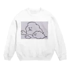 自由空間の自由雲 Crew Neck Sweatshirt